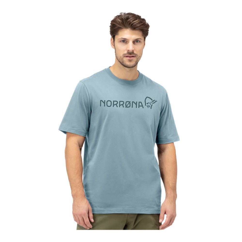 Norrona/29 COTTON VIKING - Tee-shirt Homme tourmaline
