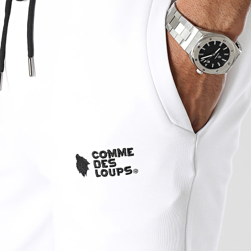 Short Jogging Geneve Blanc