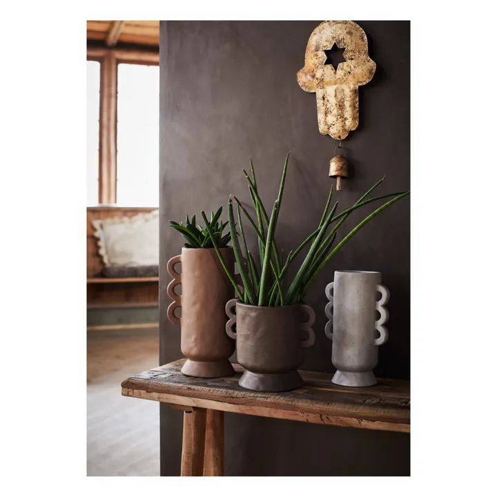 Madam Stoltz Vase en grès | Brun