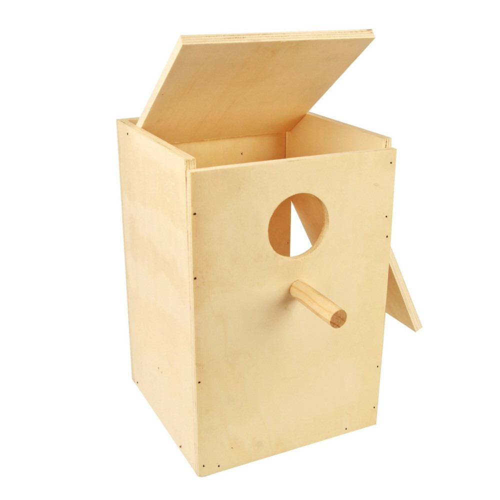 Nichoir bois rosella en kit h 40 cm pour oiseaux