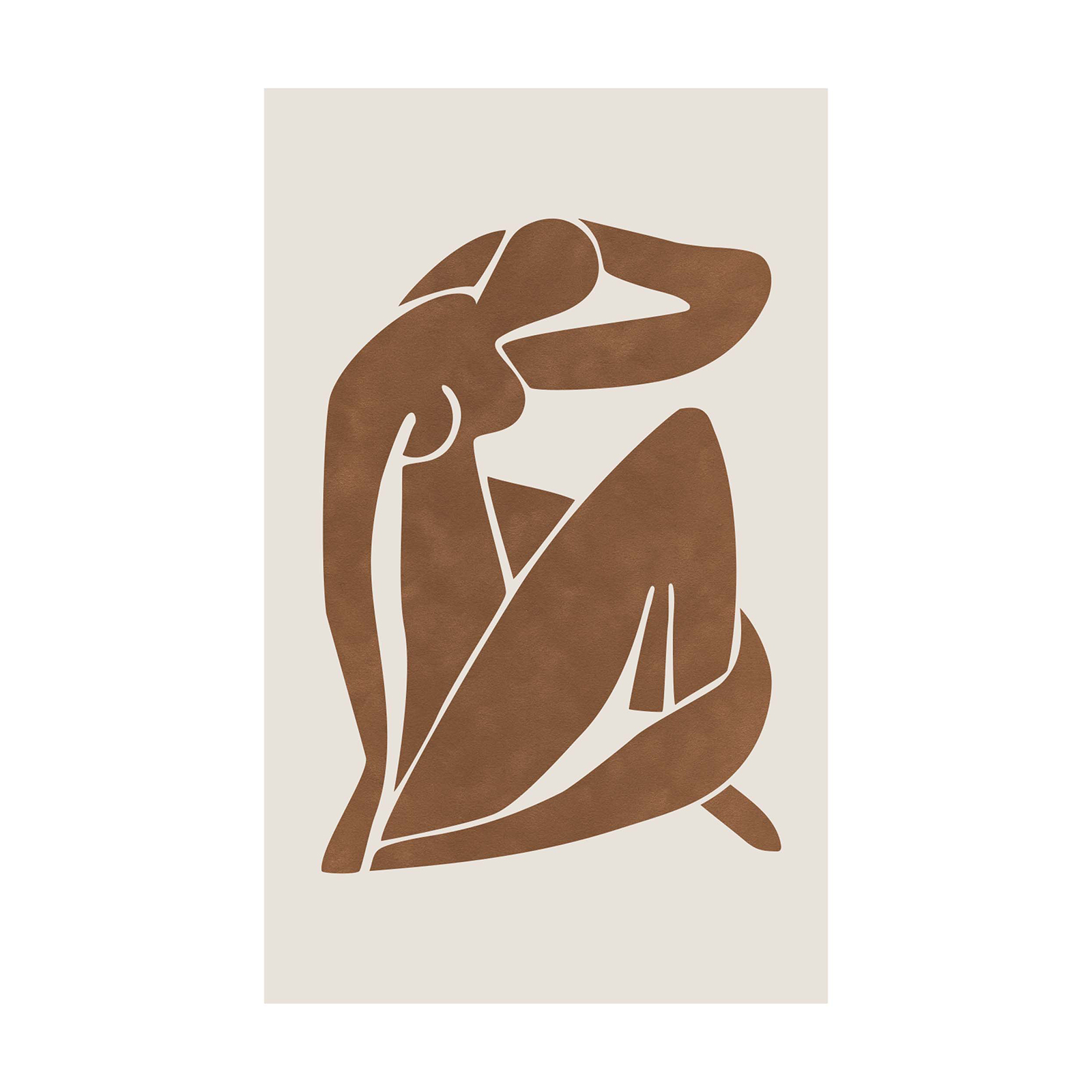 Gerahmtes Bild BODY LINES - 20x30 cm