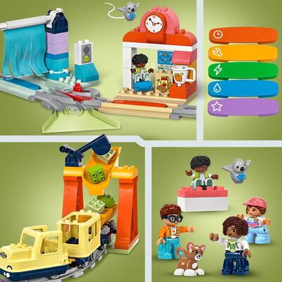 LEGO DUPLO Town 10428 Stort, interaktivt lokaltog