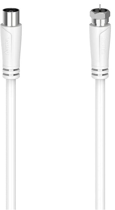 Hama SAT F-Coax 90 dB antennekabel (hvidt, 3 m)