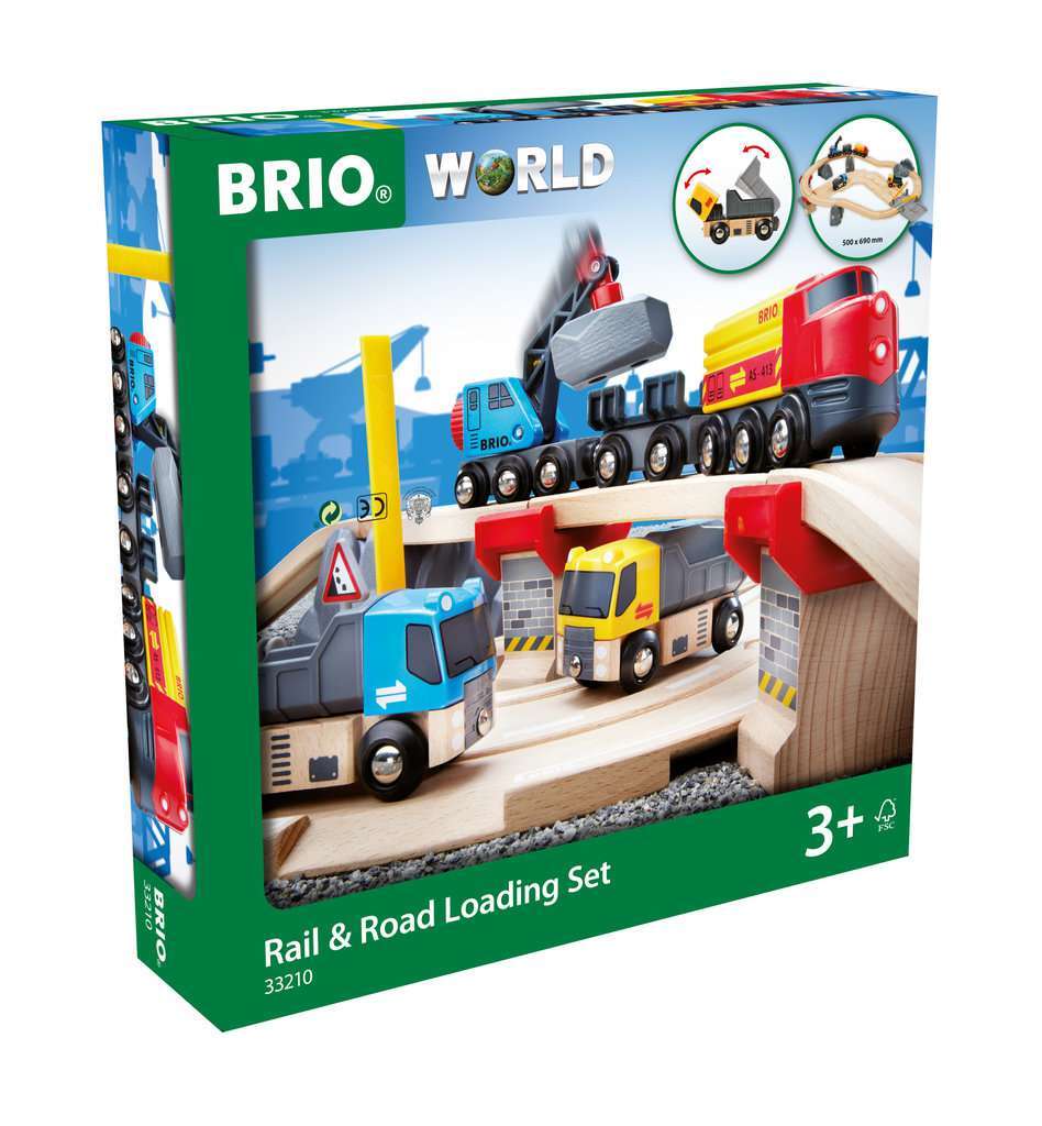 BRIO Spiel Straßen & Schienen Steinverlade Set