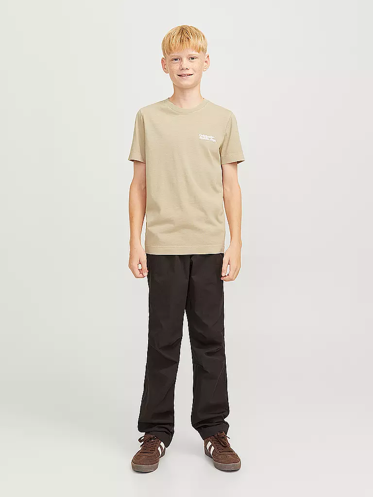 JACK & JONES Jungen T-Shirt  JORVERMONT beige