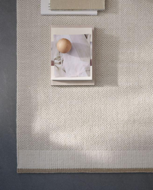 Linie Design Stratum Echo vloerkleed 200x300 wit