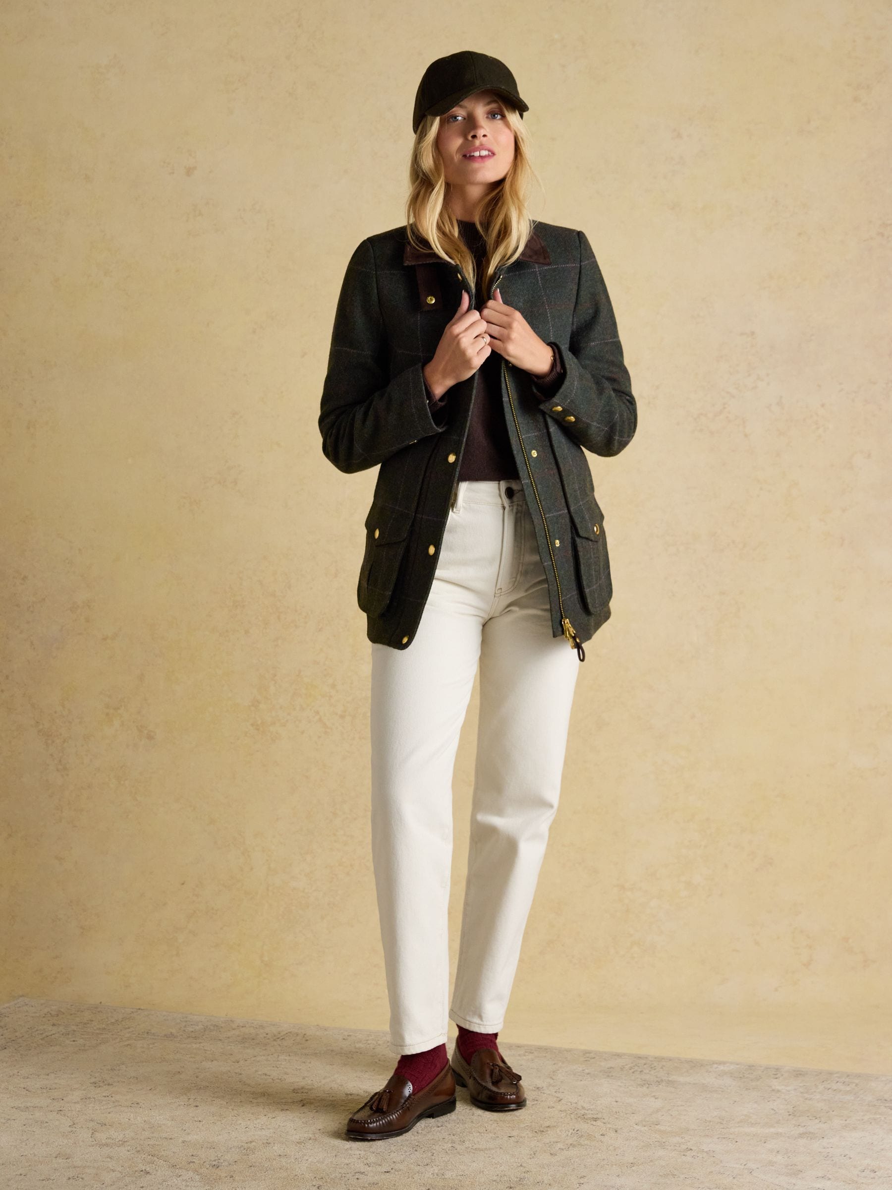 Joules Classic Fieldcoat Tweed Coat
