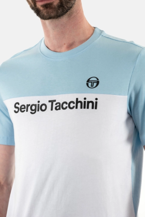 Tee shirt sergio tacchini grave 355-bbe/wht