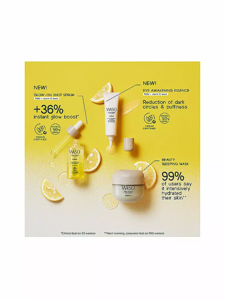 SHISEIDO Augencreme - WASO YUZU-C Eye Awakening Essence 20ml keine Farbe