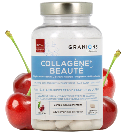 Granions comprimés Collagène+ Beauté - Action anti-rides et hydratante