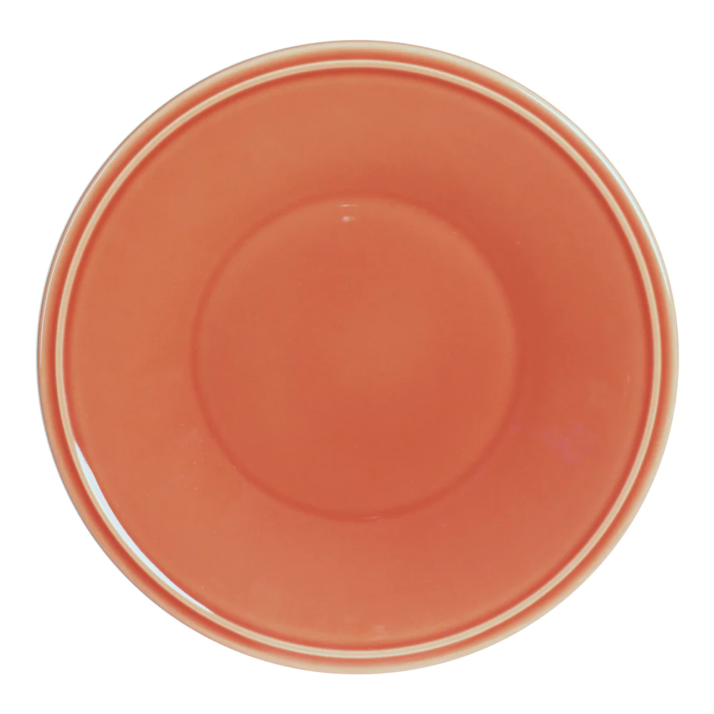 Assiette à dessert Louise 23 cm corail Table passion
