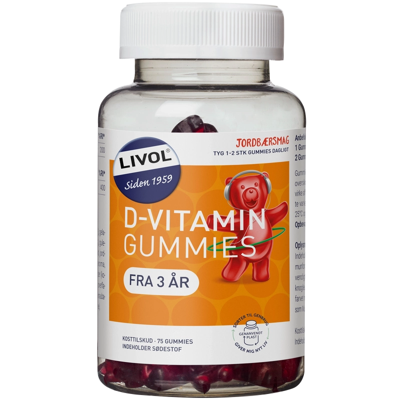 Livol Gummies D-vitamin 75 Pieces
