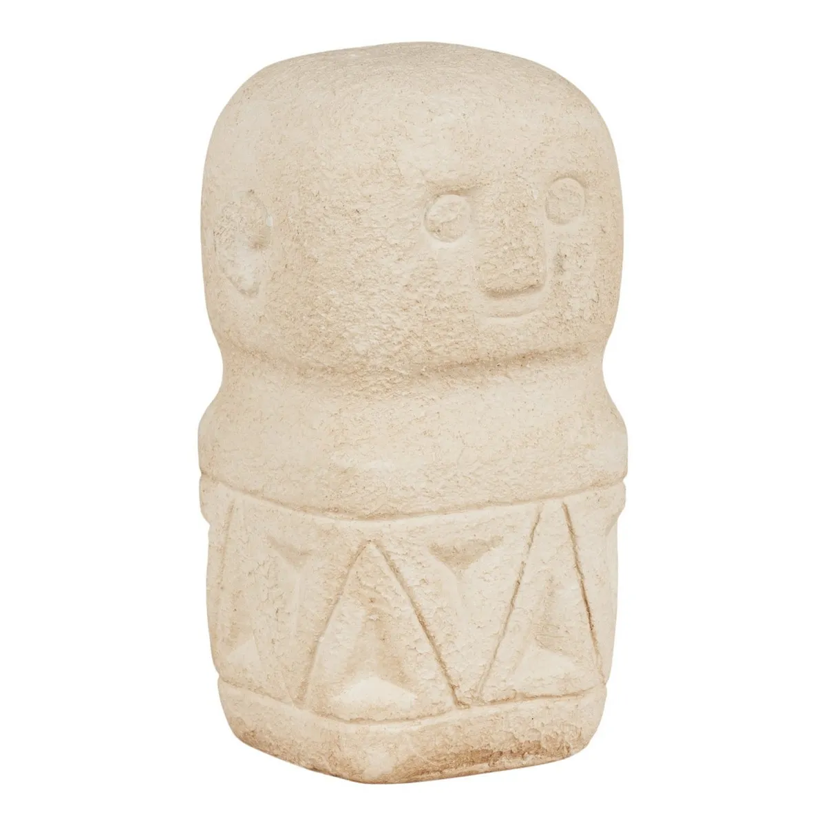 Epikasa Decoration - Vase en céramique 10 cm - Beige