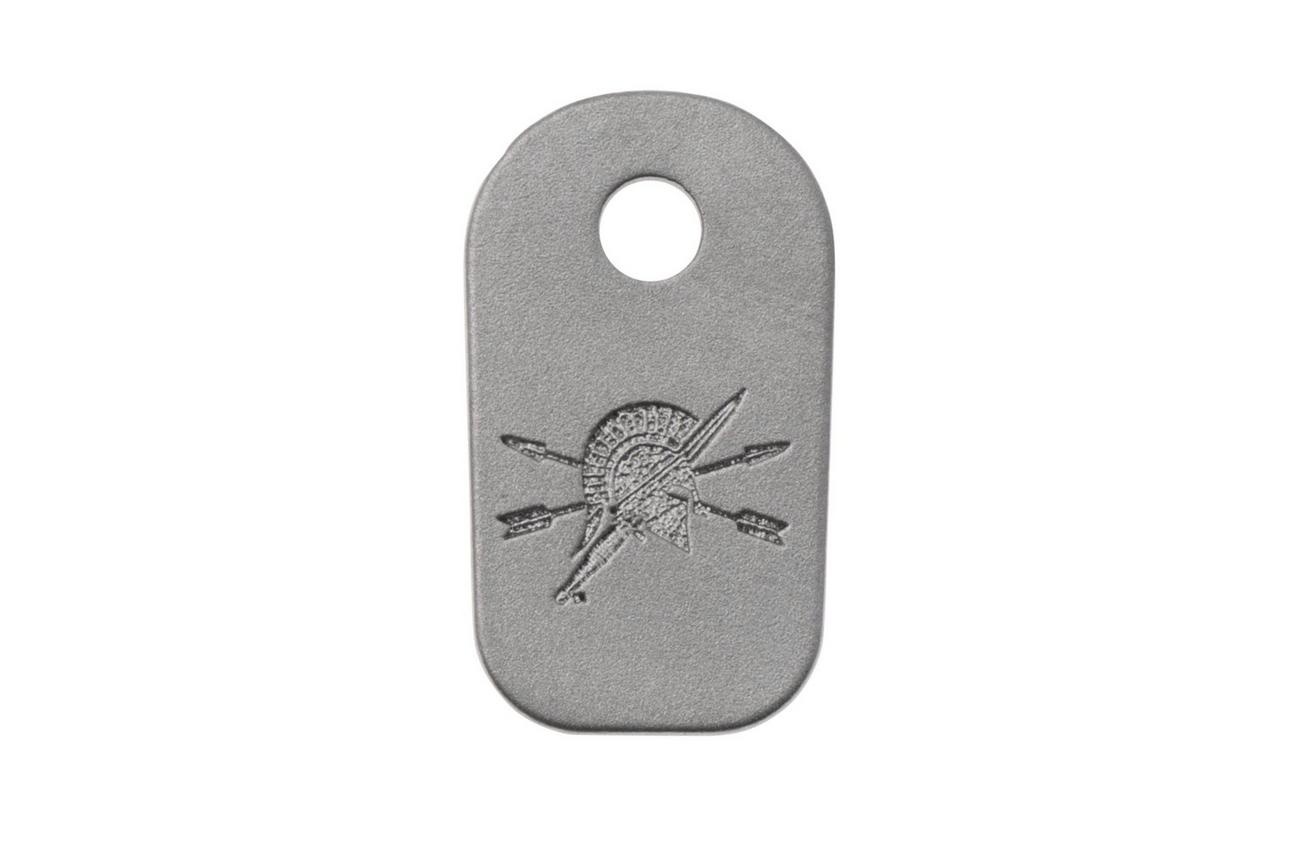 Spartan Blades Spartan Logo Filler Tab Titanium