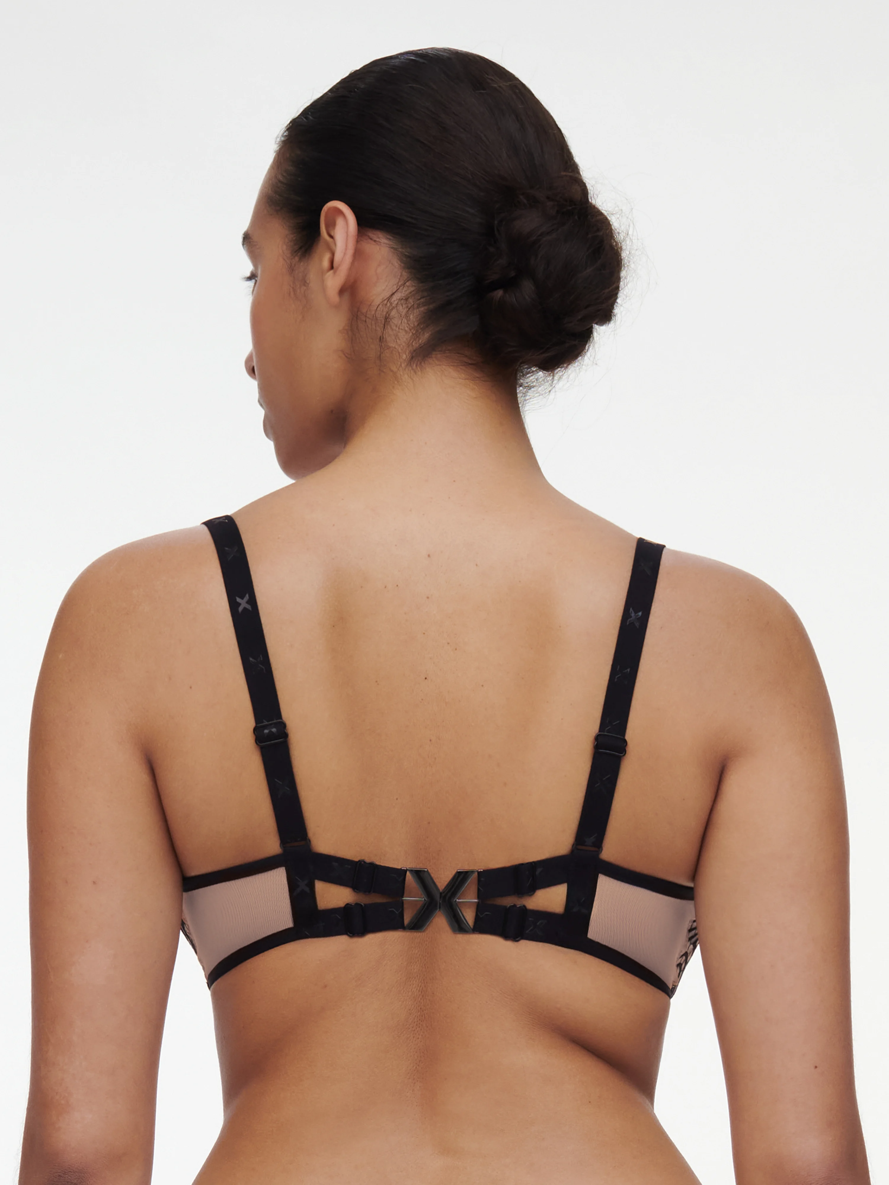 VIBRATE - Soutien-gorge plongeant broderie | Multicolore