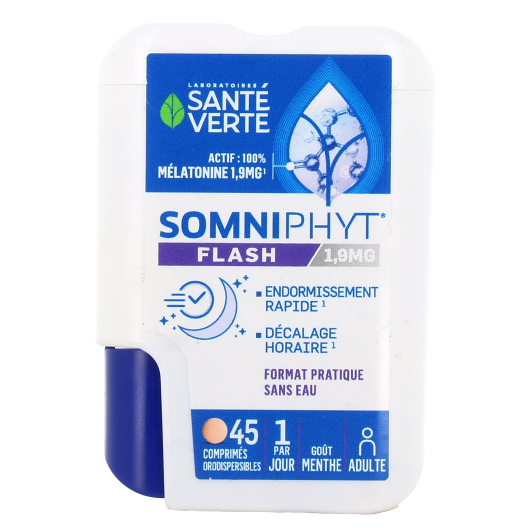Somniphyt Flash 1,9mg mélatonine pour l'endormissement