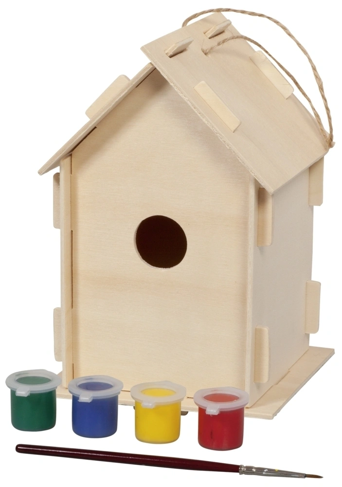 Holz-Bastelset Vogelhäuschen PETER & PIET