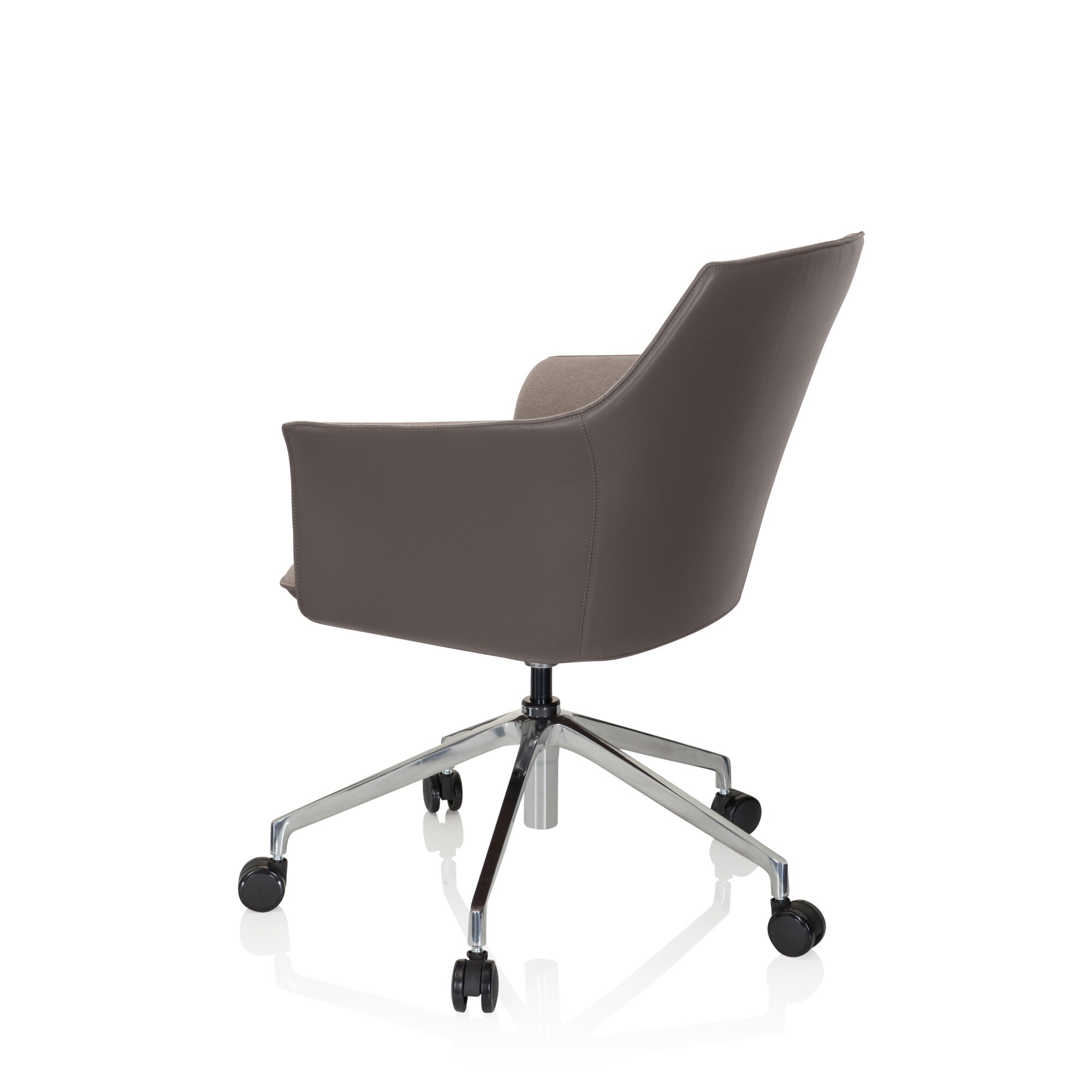 Profi Chefsessel AREZZO Kunstleder/Stoff mit Armlehnen hjh OFFICE