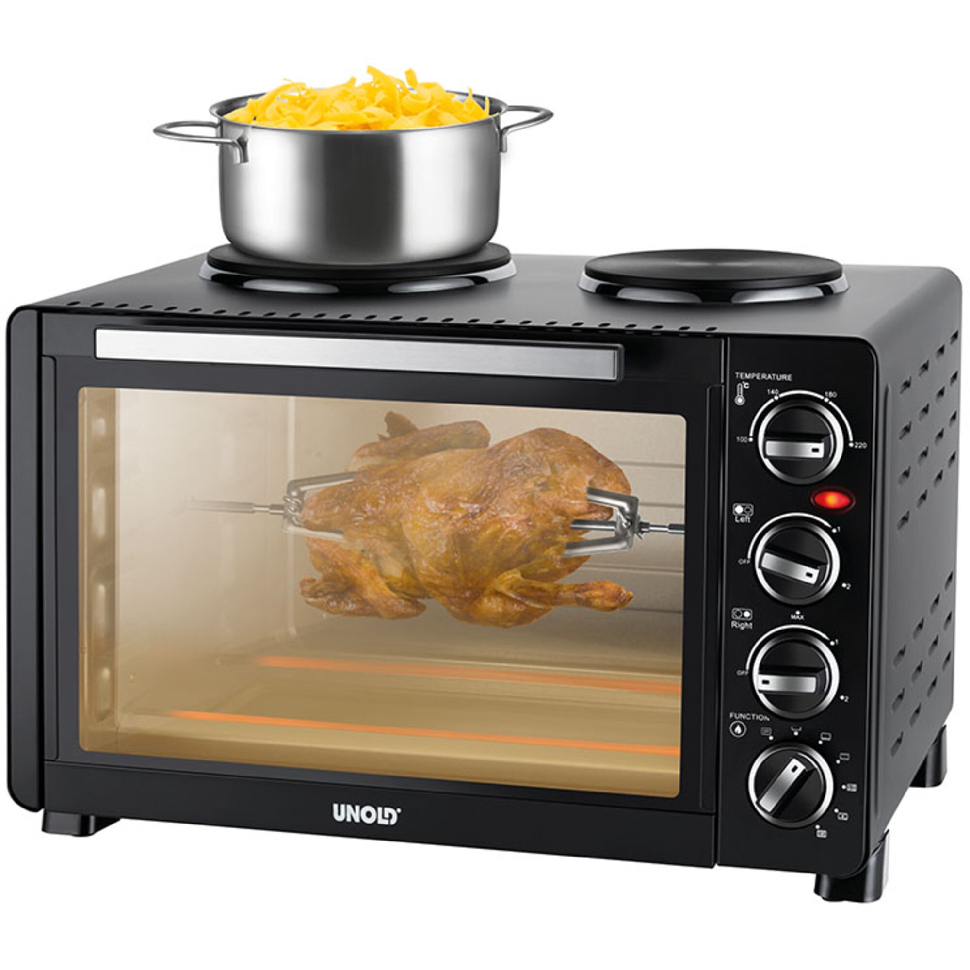 Unold Mini-Backofen Kleinküche All in One 68885