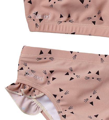 Liewood Bikini - Juliet - UV50+ - Rosa m. Katzen