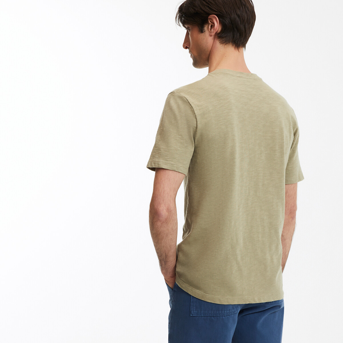 COLEÇÃO LA REDOUTE<br>Camiseta com gola redonda e mangas curtas