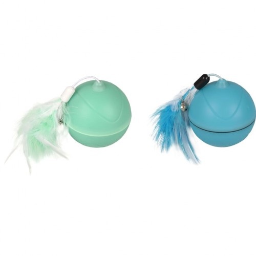 Bola interativa para gatos, azul