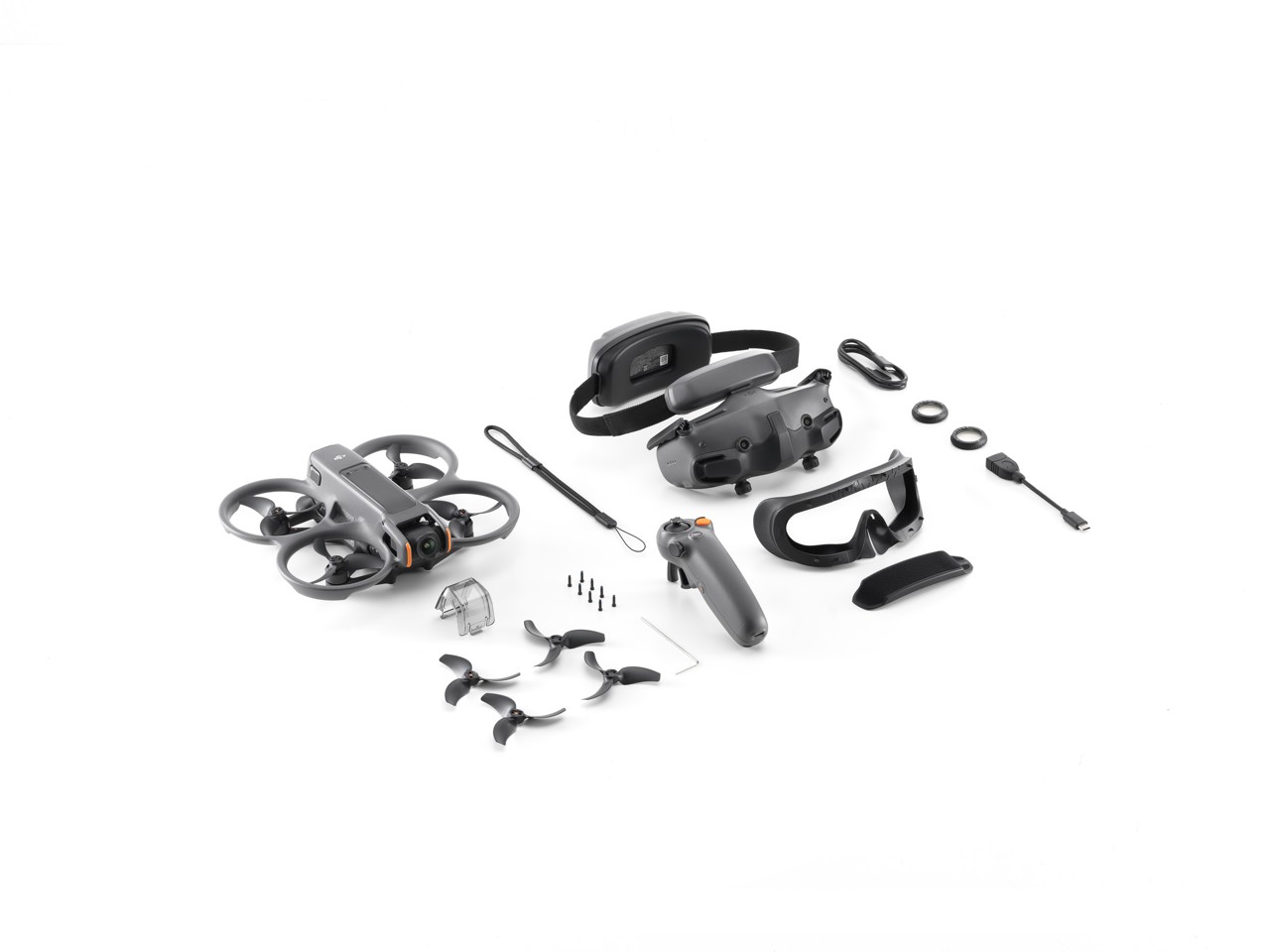 DJI - Avata 2 Fly More Combo (Enkelt batteri)
