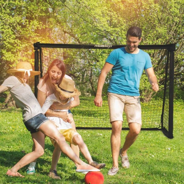 Svart fotballmål 120 x 180 cm