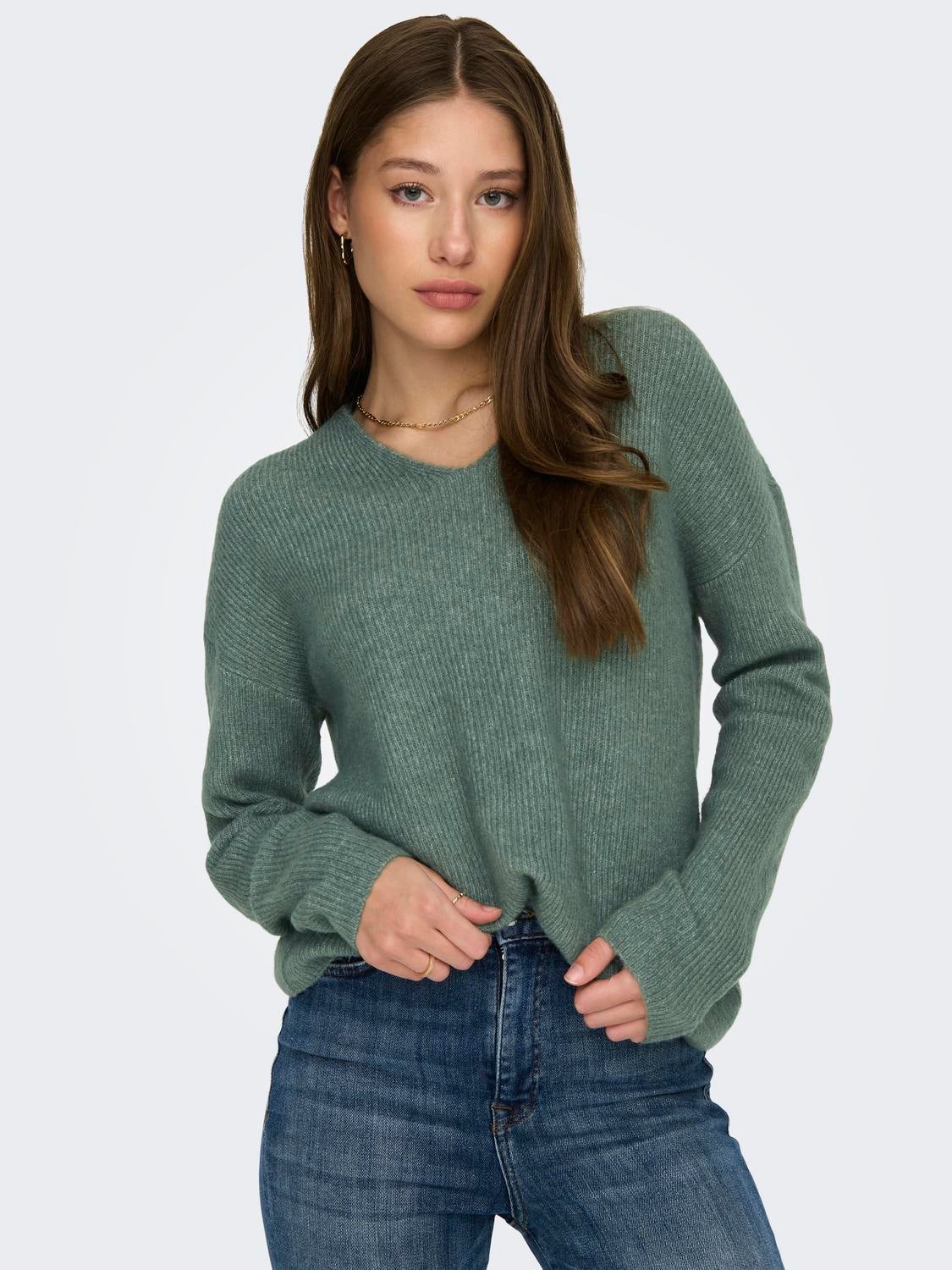 ONLCAMILLA Strickpullover Laurel Wreath