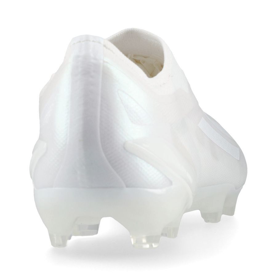 adidas X Crazyfast .1 Laceless FG Pearlized - Blanc