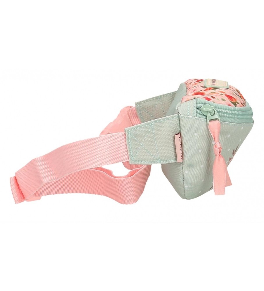 Bolsa de cintura Movom Romantic Girl, verde - 27x11x6,5cm -