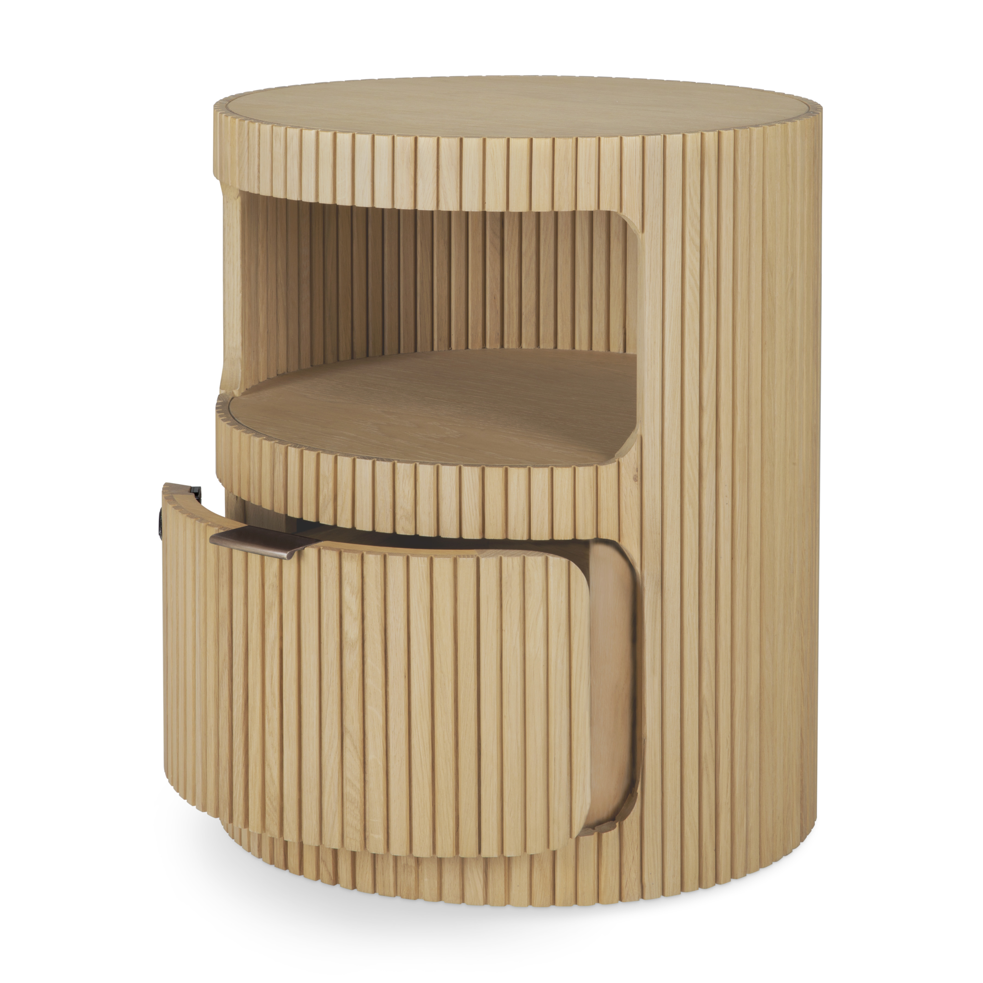 Boomerang bureau ladekast eiken