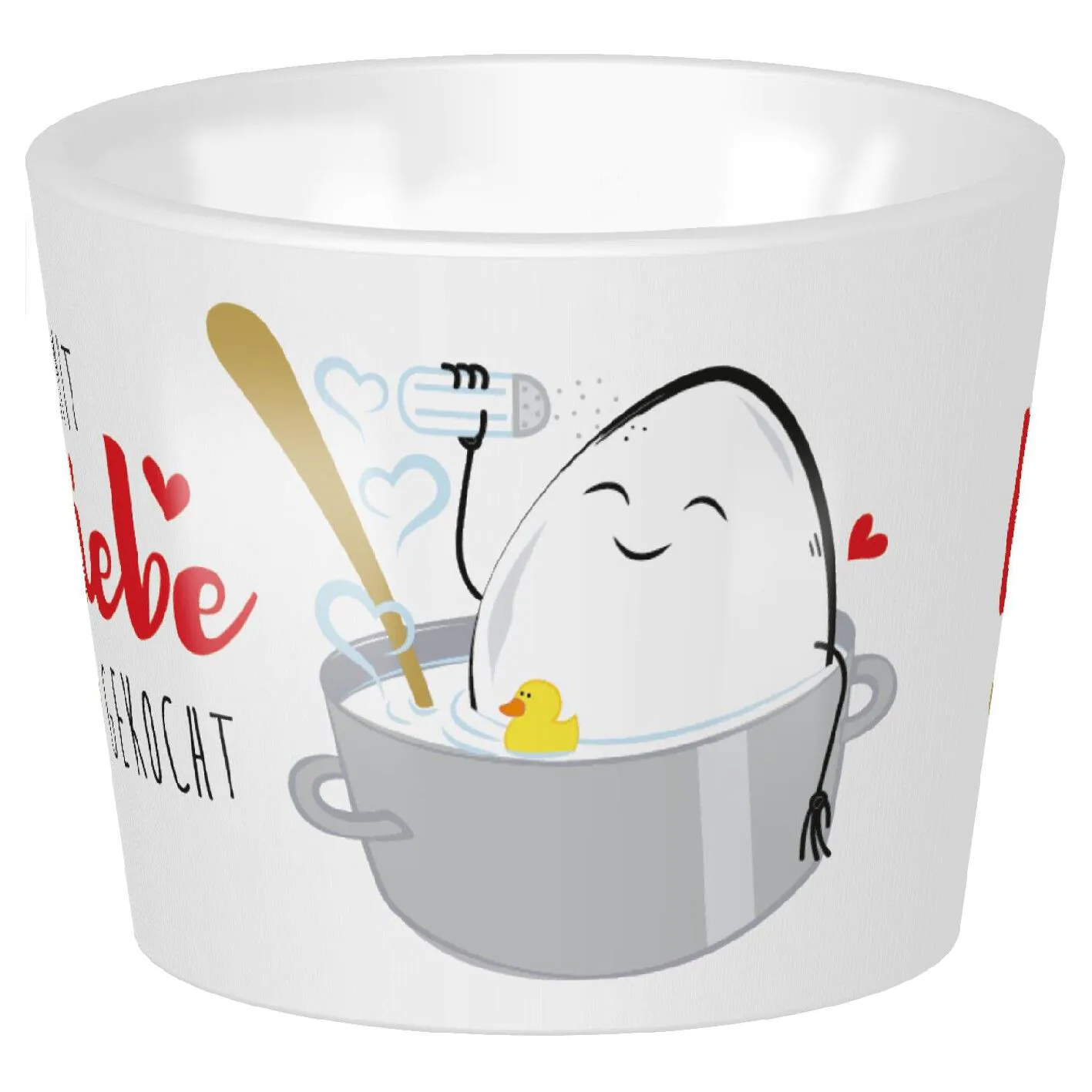 Eierbecher, Mit liebe gekocht