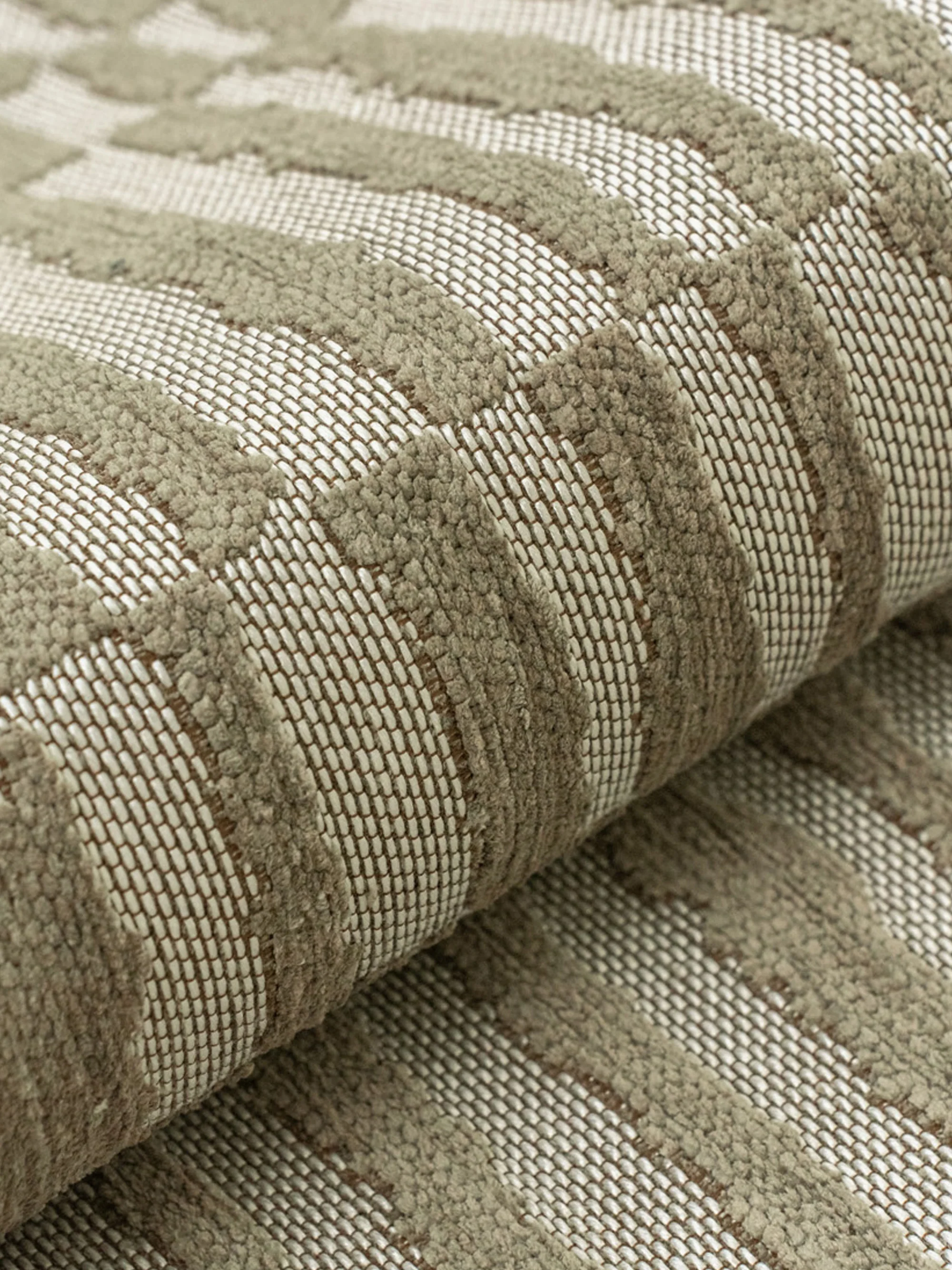 Wasbaar jacquard in- & outdoor vloerkleed Berber