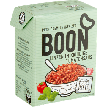Boon Linzen in Kruidige Tomatensaus 380 g