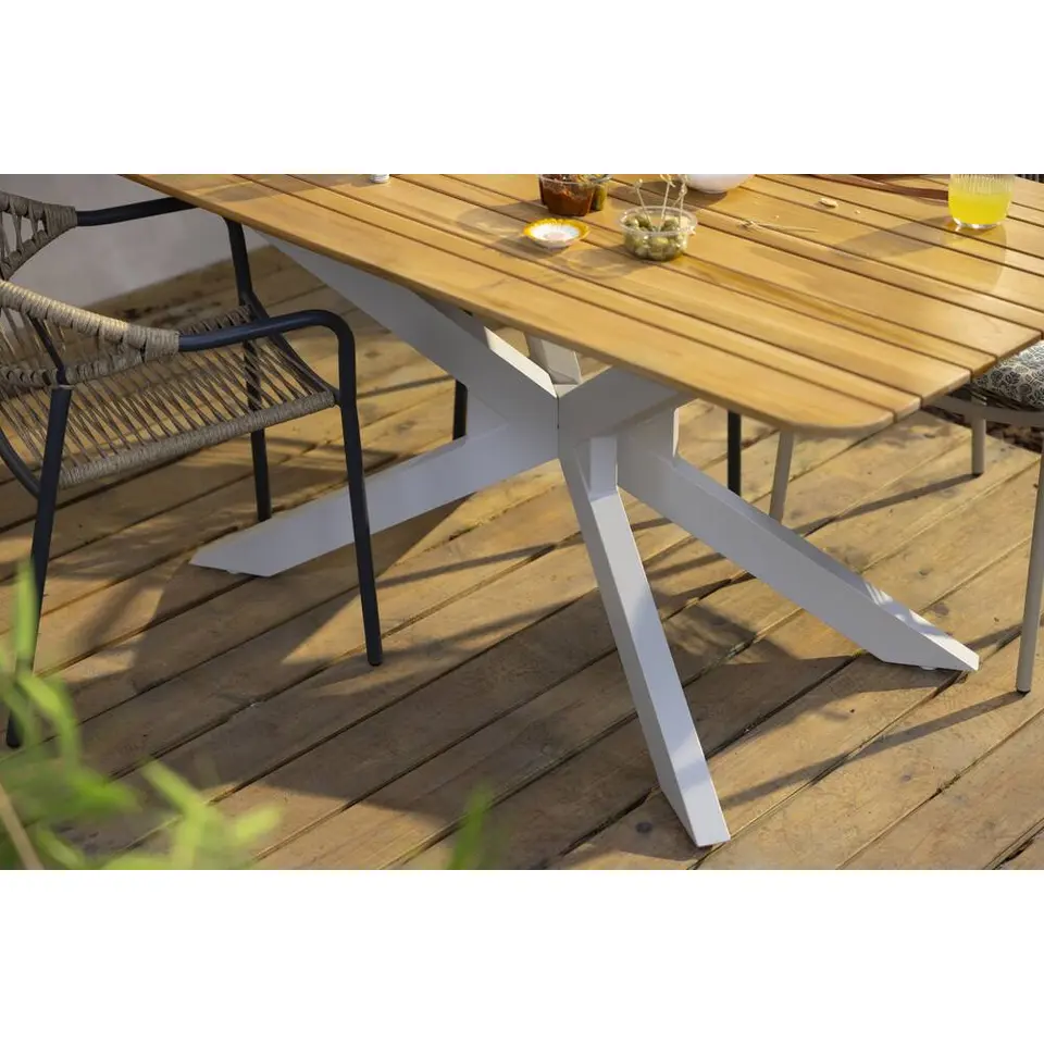 Tuintafel Perpignan - zand - 75x200x100 cm