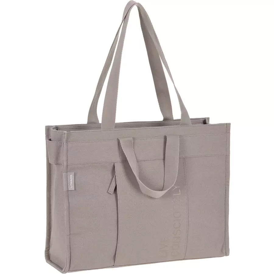 LÄSSIG Wickeltasche GRE Tote up Bag taupe