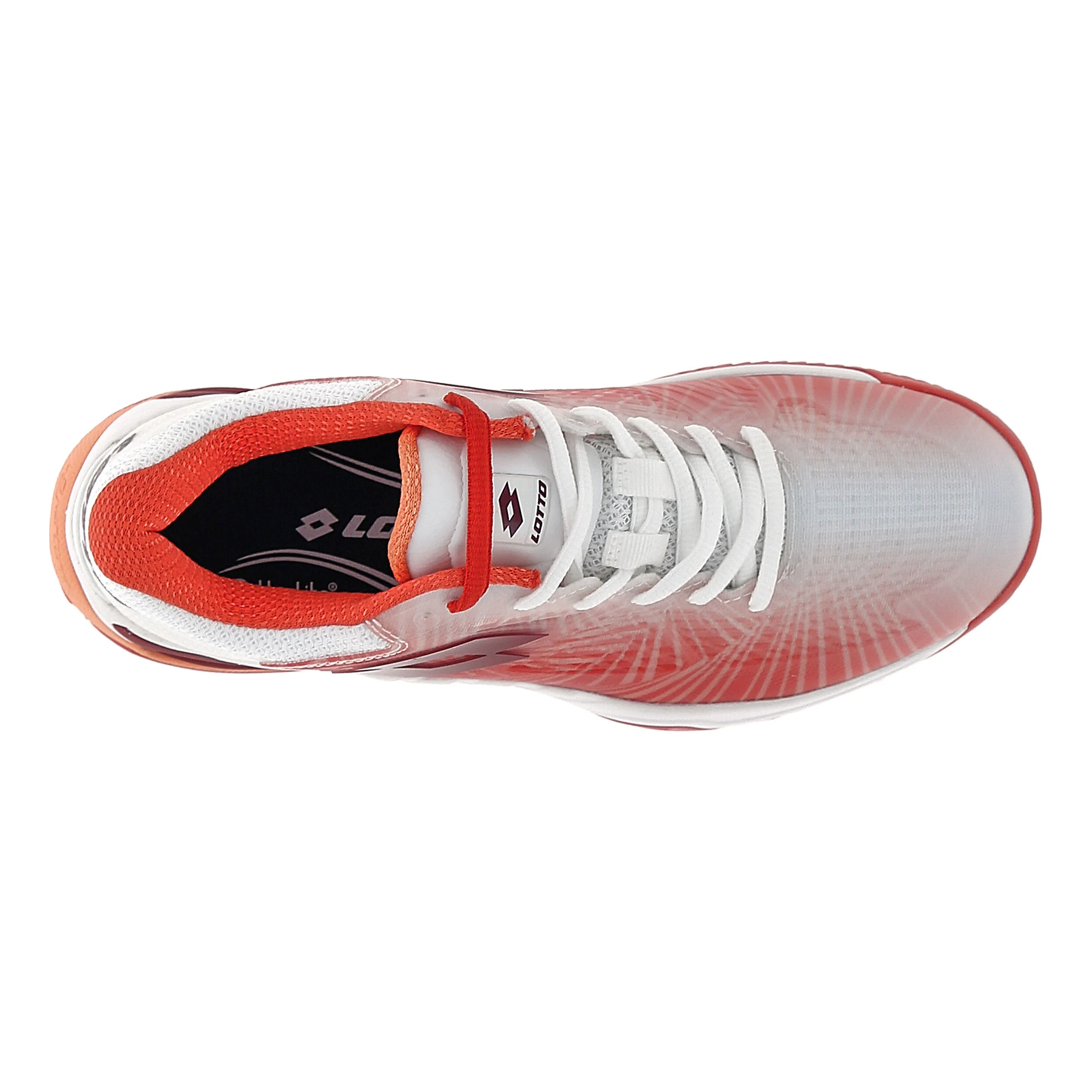Lotto Mirage 100 II Chaussure Terre Battue Femmes - Blanc , Rouge