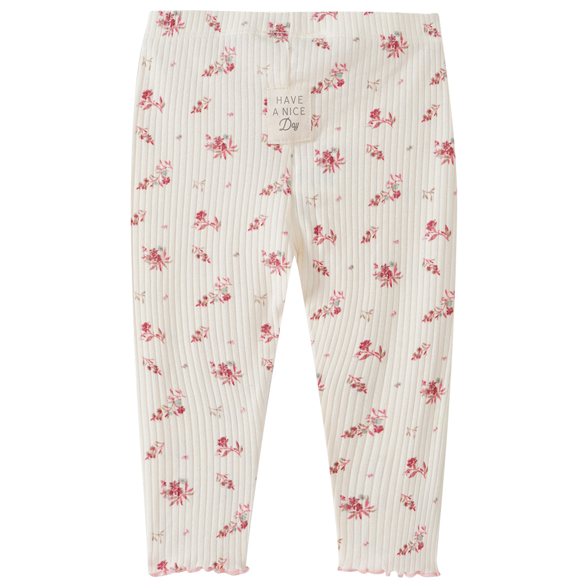 Topomini Pure Collection Baby Leggings mit Bio-Baumwolle creme
