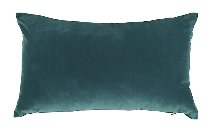 Coussin Velvet Valgreta 30x50 cm GoodHome vert