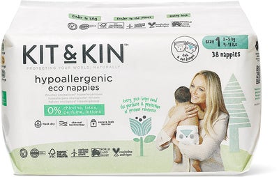 Kit & Kin Eco Bleier Str 1 2-5 kg 38-Pakk