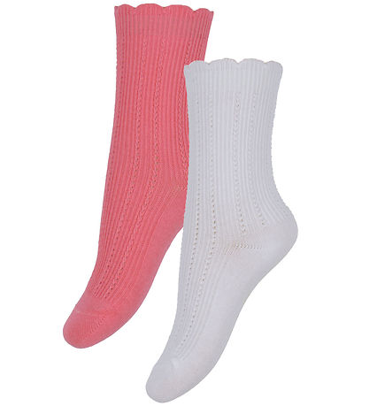 Konges Sløjd Socken - Rib - Frill - 2er-Pack - Multi Farbe m. Lo