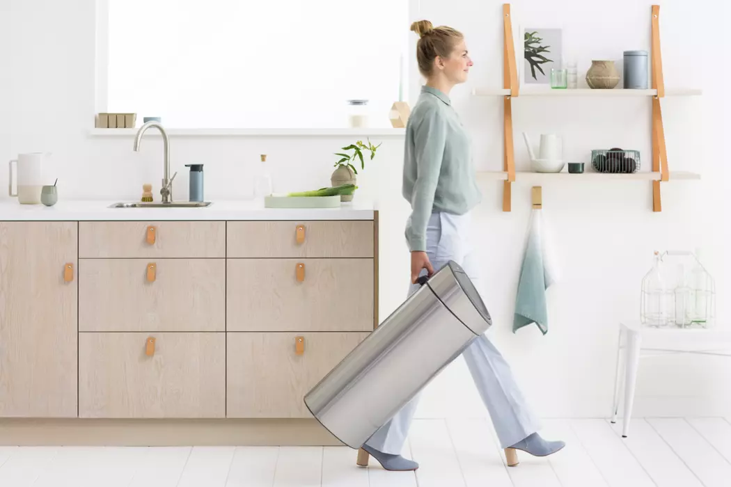 Touch Bin Matt Steel 10+23l