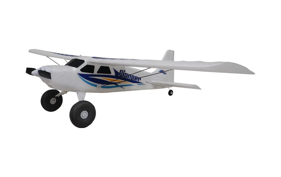 Motorflugzeug Pioneer 620 mm RTF<br>Kleines 4-Kanal STOL Modellflugzeug mit Brushless Antrieb