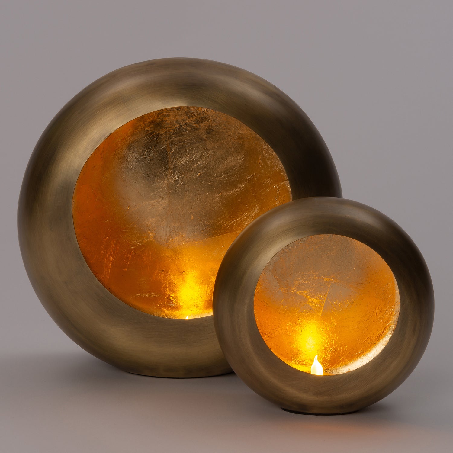 Intratuin waxinelichthouder Vic goud D 16 H 7 cm