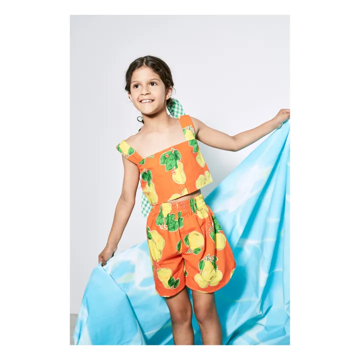 Maison Mangostan Top Peritas | Orange sanguine