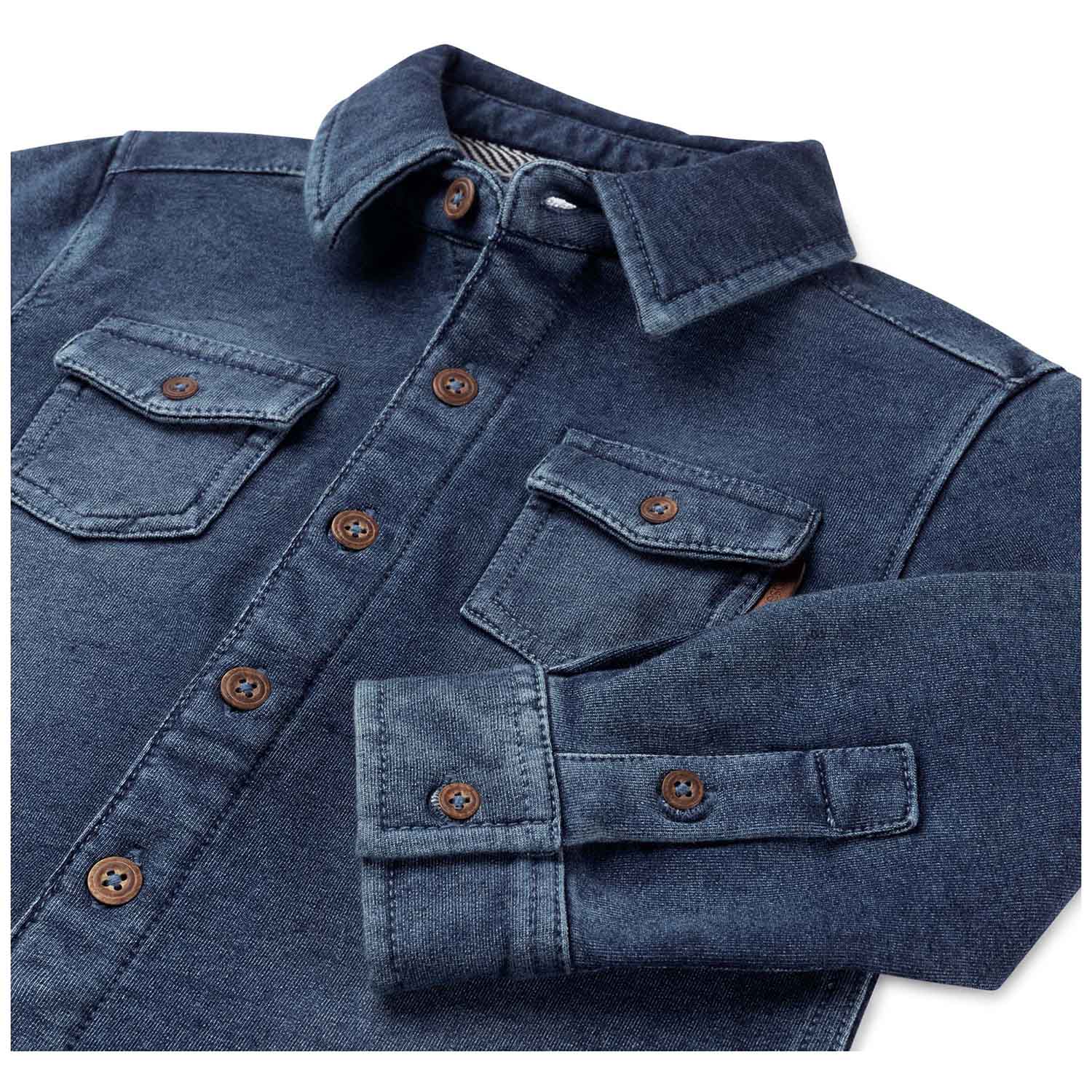 Prénatal peuter spijkerblouse lange mouwen effen denim
