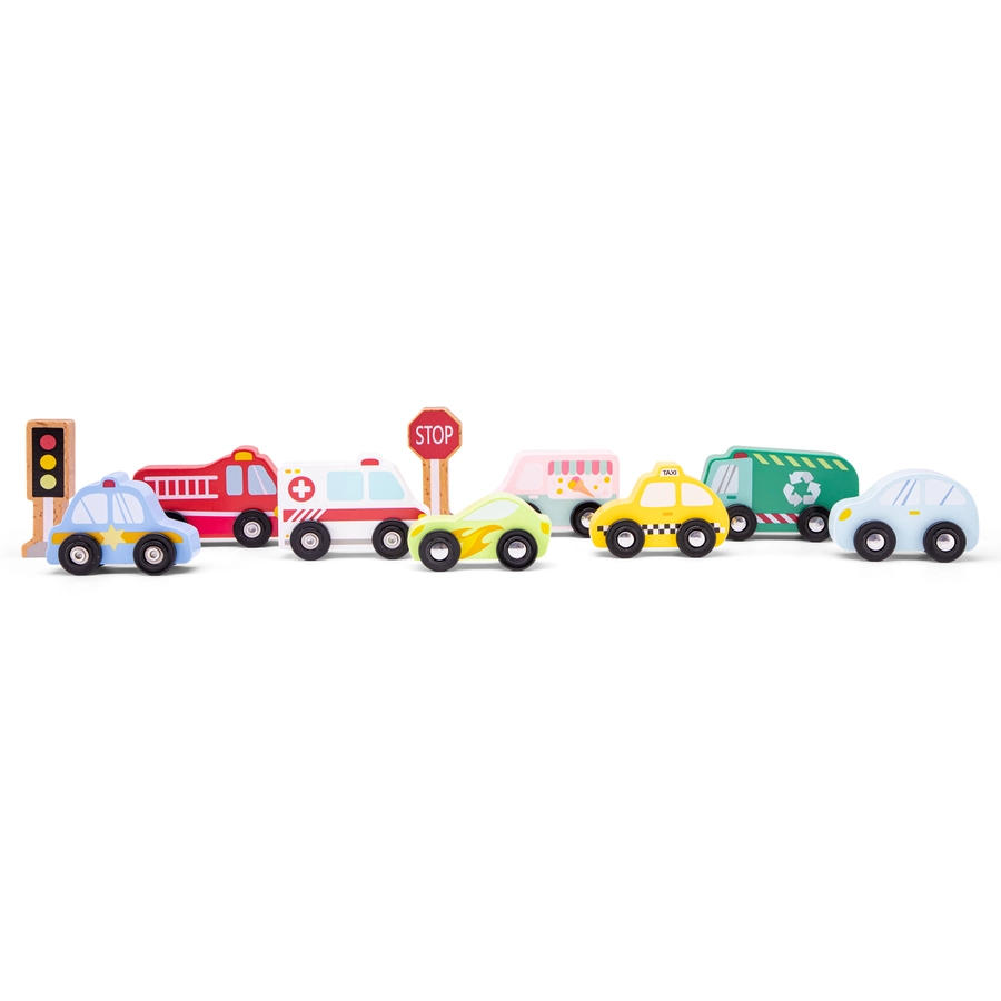 New Classic Toys Spielzeugautos inkl. Holzbox