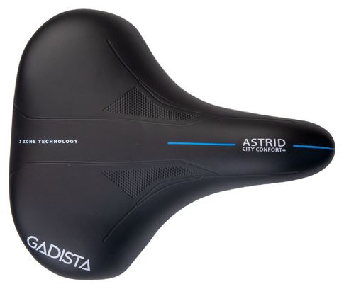 Selle velo ASTRID XXL confortable fait mains en ITALIE avec technologie brevetée 3ZONE