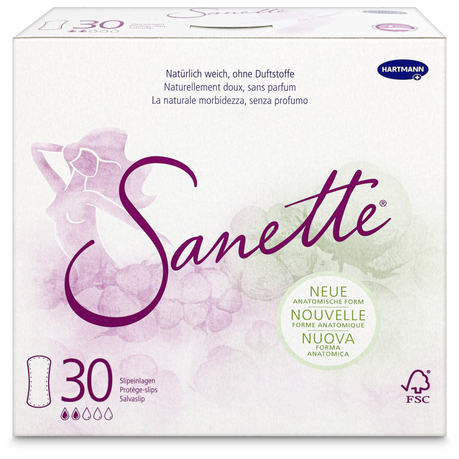 Sanette Slipeinlagen 30 Stück